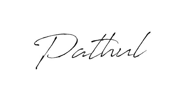 How to make Pathul name signature. Use Antro_Vectra style for creating short signs online. This is the latest handwritten sign. Pathul signature style 6 images and pictures png