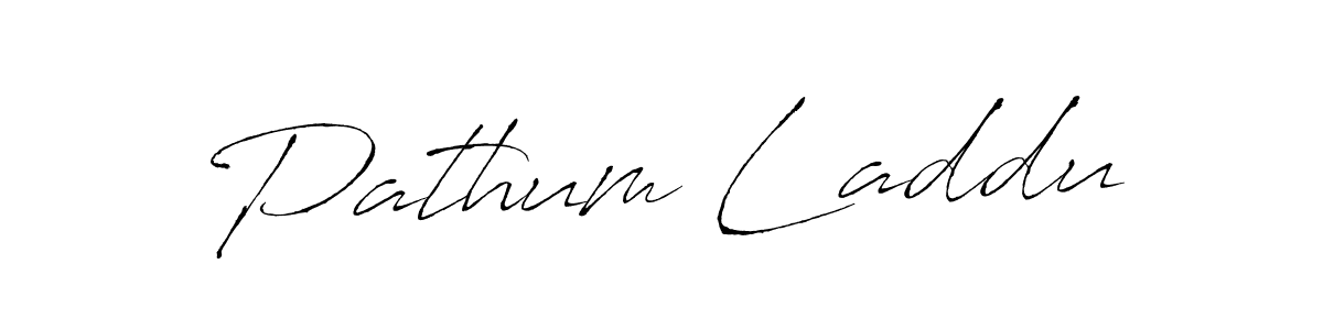 How to make Pathum Laddu signature? Antro_Vectra is a professional autograph style. Create handwritten signature for Pathum Laddu name. Pathum Laddu signature style 6 images and pictures png