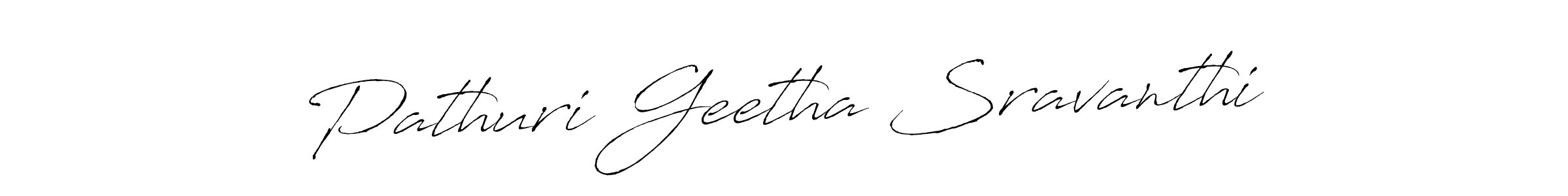 You can use this online signature creator to create a handwritten signature for the name Pathuri Geetha Sravanthi. This is the best online autograph maker. Pathuri Geetha Sravanthi signature style 6 images and pictures png