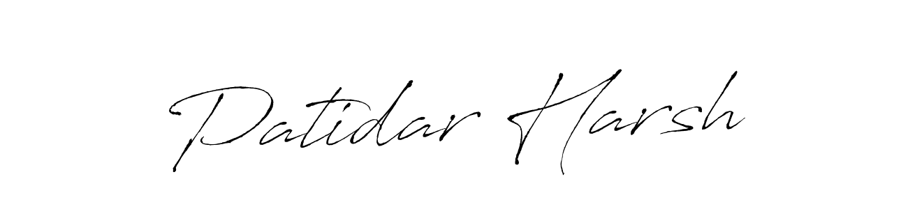 It looks lik you need a new signature style for name Patidar Harsh. Design unique handwritten (Antro_Vectra) signature with our free signature maker in just a few clicks. Patidar Harsh signature style 6 images and pictures png