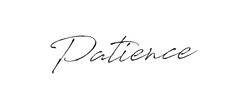 Create a beautiful signature design for name Patience. With this signature (Antro_Vectra) fonts, you can make a handwritten signature for free. Patience signature style 6 images and pictures png