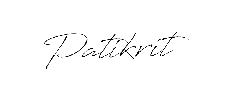 Also we have Patikrit name is the best signature style. Create professional handwritten signature collection using Antro_Vectra autograph style. Patikrit signature style 6 images and pictures png