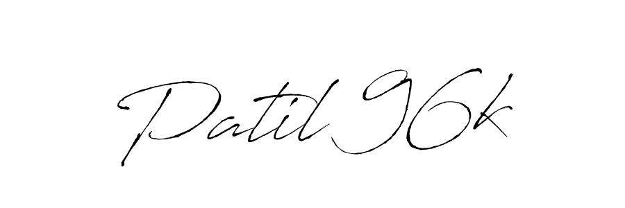 Once you've used our free online signature maker to create your best signature Antro_Vectra style, it's time to enjoy all of the benefits that Patil 96k name signing documents. Patil 96k signature style 6 images and pictures png