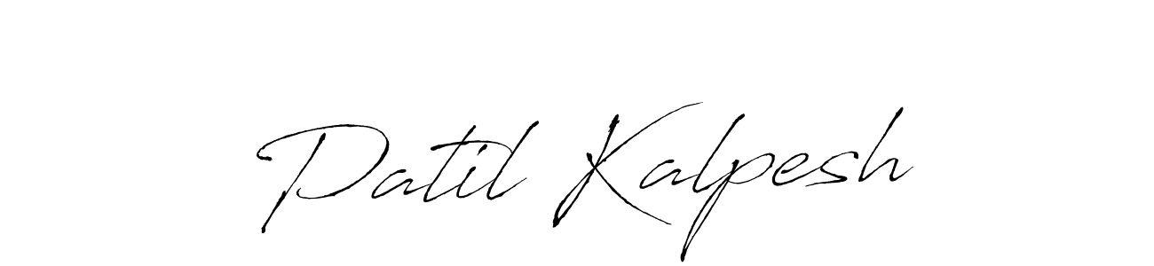 The best way (Antro_Vectra) to make a short signature is to pick only two or three words in your name. The name Patil Kalpesh include a total of six letters. For converting this name. Patil Kalpesh signature style 6 images and pictures png