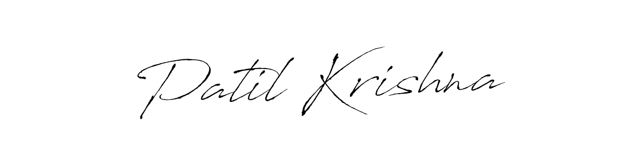 Also we have Patil Krishna name is the best signature style. Create professional handwritten signature collection using Antro_Vectra autograph style. Patil Krishna signature style 6 images and pictures png