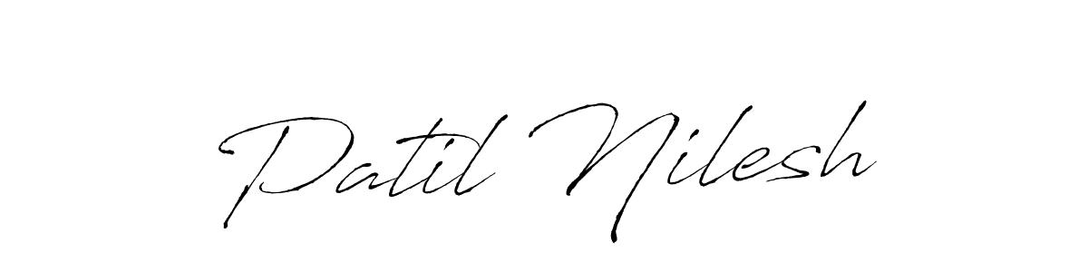 The best way (Antro_Vectra) to make a short signature is to pick only two or three words in your name. The name Patil Nilesh include a total of six letters. For converting this name. Patil Nilesh signature style 6 images and pictures png