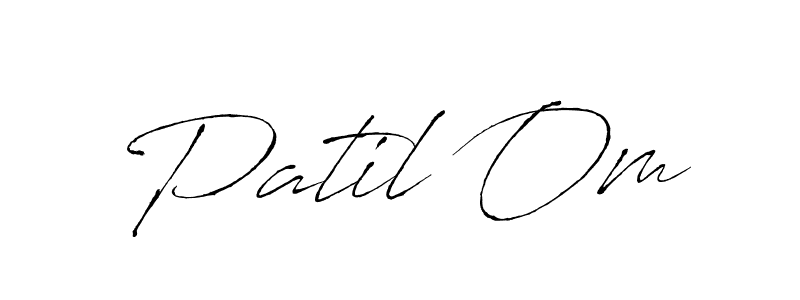 How to Draw Patil Om signature style? Antro_Vectra is a latest design signature styles for name Patil Om. Patil Om signature style 6 images and pictures png