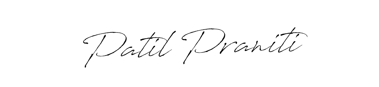 You can use this online signature creator to create a handwritten signature for the name Patil Praniti. This is the best online autograph maker. Patil Praniti signature style 6 images and pictures png