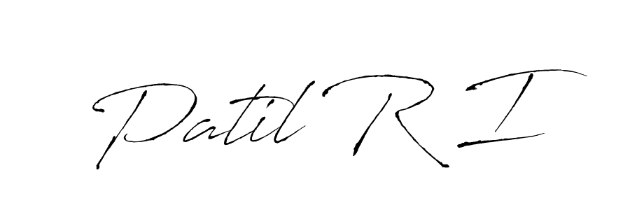 How to make Patil R I signature? Antro_Vectra is a professional autograph style. Create handwritten signature for Patil R I name. Patil R I signature style 6 images and pictures png