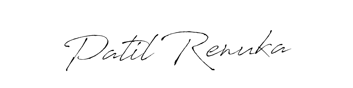 Create a beautiful signature design for name Patil Renuka. With this signature (Antro_Vectra) fonts, you can make a handwritten signature for free. Patil Renuka signature style 6 images and pictures png