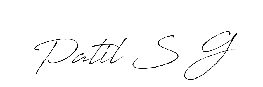 Similarly Antro_Vectra is the best handwritten signature design. Signature creator online .You can use it as an online autograph creator for name Patil S G. Patil S G signature style 6 images and pictures png
