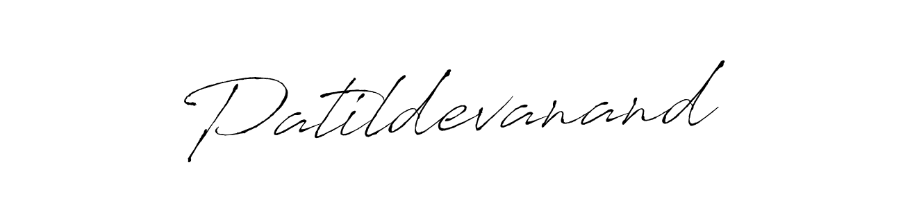 How to make Patildevanand signature? Antro_Vectra is a professional autograph style. Create handwritten signature for Patildevanand name. Patildevanand signature style 6 images and pictures png