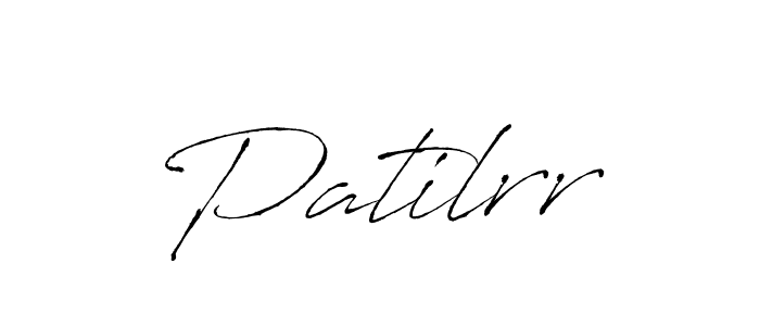 Design your own signature with our free online signature maker. With this signature software, you can create a handwritten (Antro_Vectra) signature for name Patilrr. Patilrr signature style 6 images and pictures png