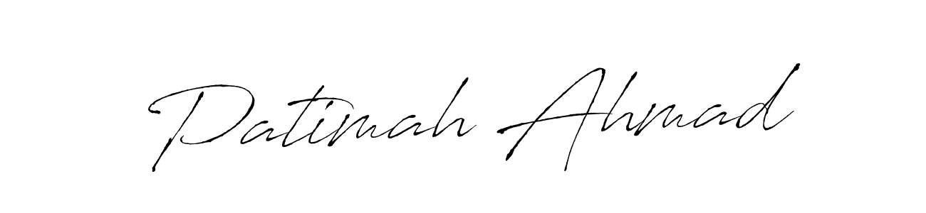 Antro_Vectra is a professional signature style that is perfect for those who want to add a touch of class to their signature. It is also a great choice for those who want to make their signature more unique. Get Patimah Ahmad name to fancy signature for free. Patimah Ahmad signature style 6 images and pictures png
