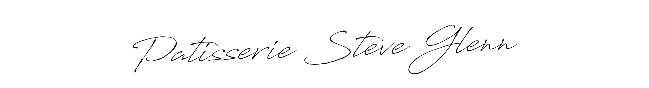 How to make Patisserie Steve Glenn name signature. Use Antro_Vectra style for creating short signs online. This is the latest handwritten sign. Patisserie Steve Glenn signature style 6 images and pictures png