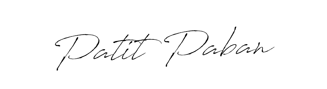 Use a signature maker to create a handwritten signature online. With this signature software, you can design (Antro_Vectra) your own signature for name Patit Paban. Patit Paban signature style 6 images and pictures png