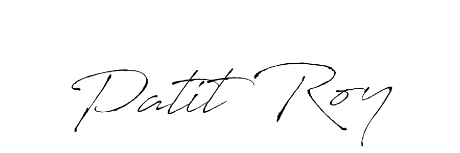 Use a signature maker to create a handwritten signature online. With this signature software, you can design (Antro_Vectra) your own signature for name Patit Roy. Patit Roy signature style 6 images and pictures png
