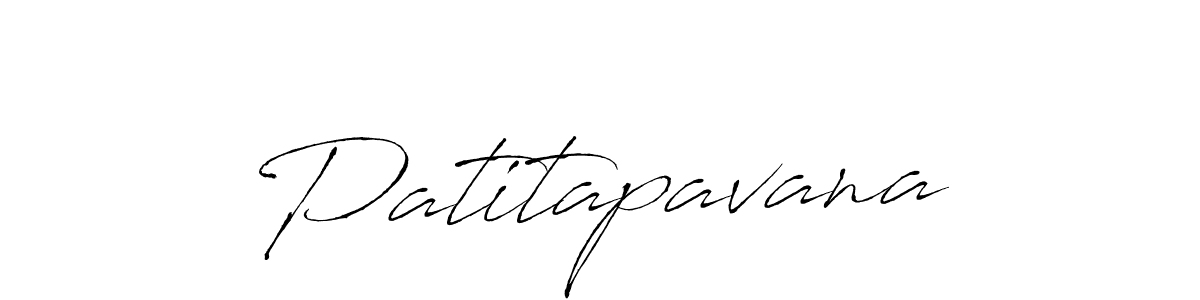Make a beautiful signature design for name Patitapavana. With this signature (Antro_Vectra) style, you can create a handwritten signature for free. Patitapavana signature style 6 images and pictures png