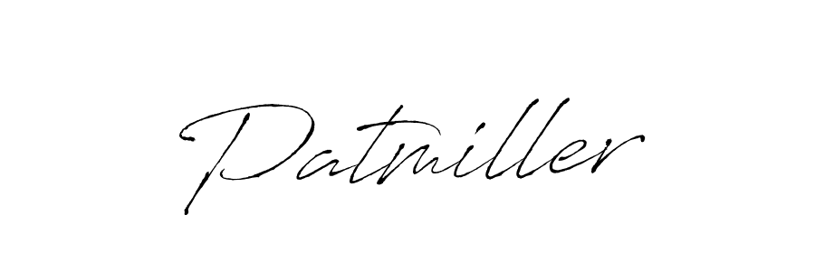 Make a beautiful signature design for name Patmiller. With this signature (Antro_Vectra) style, you can create a handwritten signature for free. Patmiller signature style 6 images and pictures png
