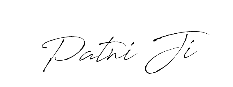 Create a beautiful signature design for name Patni Ji. With this signature (Antro_Vectra) fonts, you can make a handwritten signature for free. Patni Ji signature style 6 images and pictures png