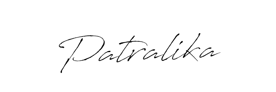 How to make Patralika name signature. Use Antro_Vectra style for creating short signs online. This is the latest handwritten sign. Patralika signature style 6 images and pictures png