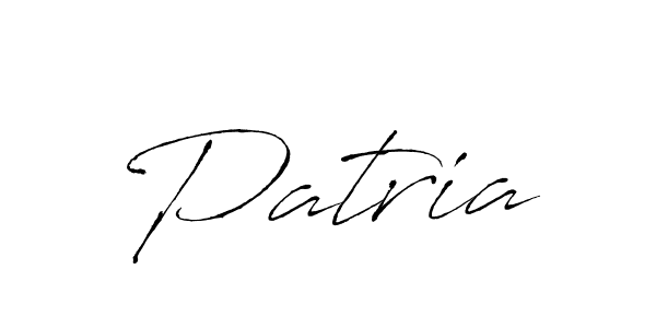 Patria stylish signature style. Best Handwritten Sign (Antro_Vectra) for my name. Handwritten Signature Collection Ideas for my name Patria. Patria signature style 6 images and pictures png