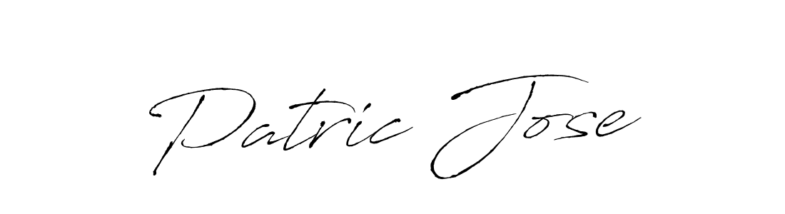 You should practise on your own different ways (Antro_Vectra) to write your name (Patric Jose) in signature. don't let someone else do it for you. Patric Jose signature style 6 images and pictures png