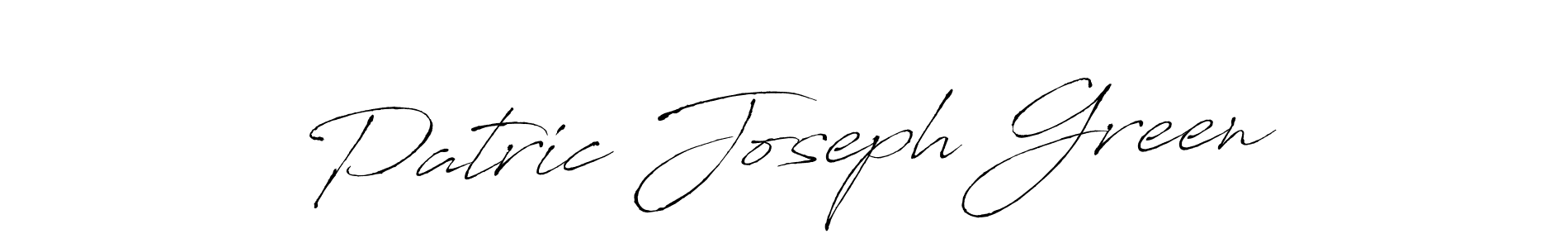 Use a signature maker to create a handwritten signature online. With this signature software, you can design (Antro_Vectra) your own signature for name Patric Joseph Green. Patric Joseph Green signature style 6 images and pictures png