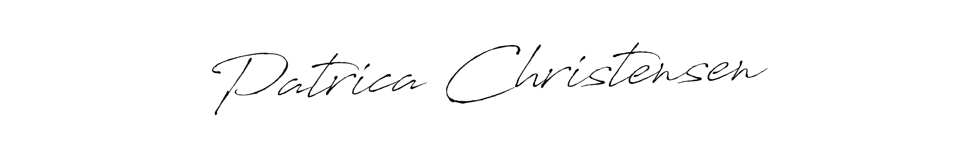Use a signature maker to create a handwritten signature online. With this signature software, you can design (Antro_Vectra) your own signature for name Patrica Christensen. Patrica Christensen signature style 6 images and pictures png