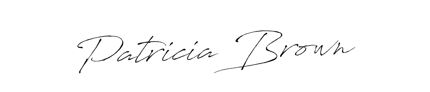 Design your own signature with our free online signature maker. With this signature software, you can create a handwritten (Antro_Vectra) signature for name Patricia Brown. Patricia Brown signature style 6 images and pictures png