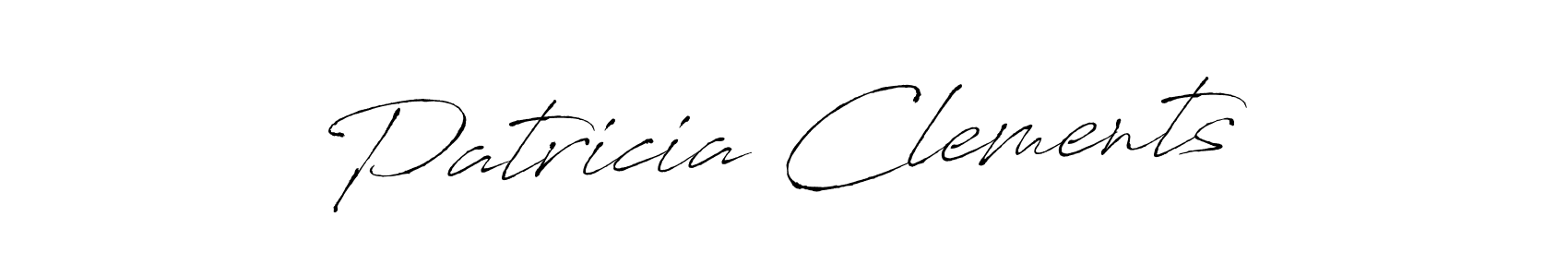 Use a signature maker to create a handwritten signature online. With this signature software, you can design (Antro_Vectra) your own signature for name Patricia Clements. Patricia Clements signature style 6 images and pictures png