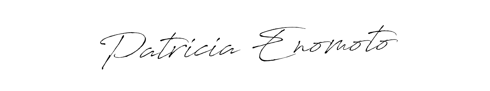 You should practise on your own different ways (Antro_Vectra) to write your name (Patricia Enomoto) in signature. don't let someone else do it for you. Patricia Enomoto signature style 6 images and pictures png