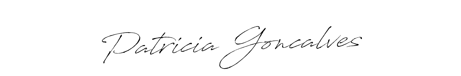 How to make Patricia Goncalves name signature. Use Antro_Vectra style for creating short signs online. This is the latest handwritten sign. Patricia Goncalves signature style 6 images and pictures png