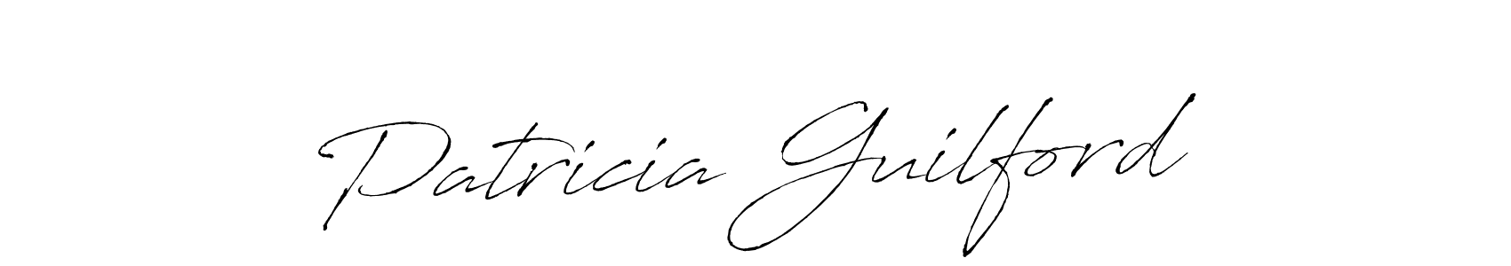 Make a beautiful signature design for name Patricia Guilford. With this signature (Antro_Vectra) style, you can create a handwritten signature for free. Patricia Guilford signature style 6 images and pictures png