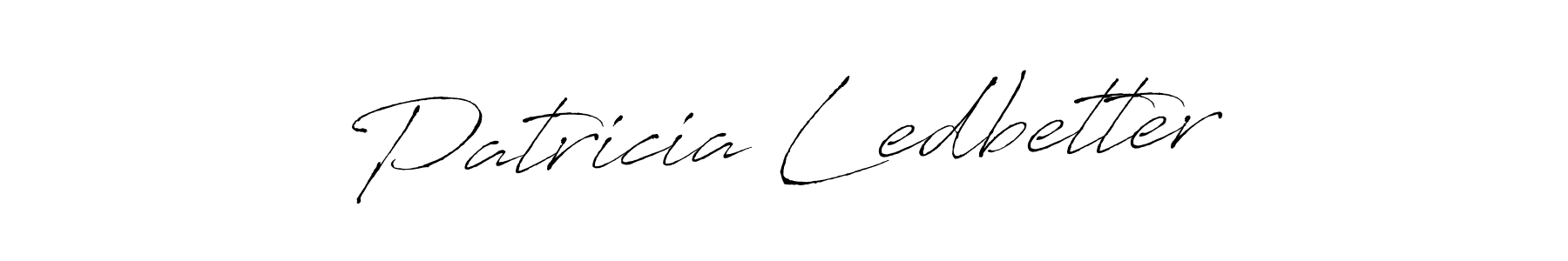 Patricia Ledbetter stylish signature style. Best Handwritten Sign (Antro_Vectra) for my name. Handwritten Signature Collection Ideas for my name Patricia Ledbetter. Patricia Ledbetter signature style 6 images and pictures png