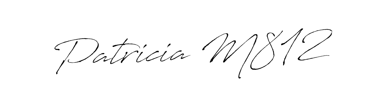 How to make Patricia M812 name signature. Use Antro_Vectra style for creating short signs online. This is the latest handwritten sign. Patricia M812 signature style 6 images and pictures png