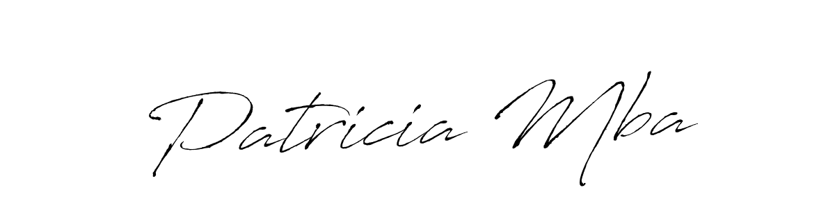 Design your own signature with our free online signature maker. With this signature software, you can create a handwritten (Antro_Vectra) signature for name Patricia Mba. Patricia Mba signature style 6 images and pictures png