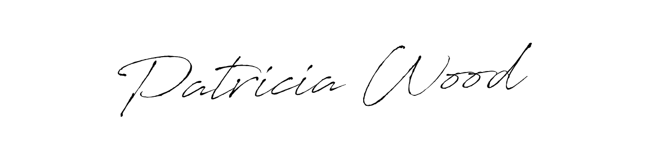 Make a beautiful signature design for name Patricia Wood. With this signature (Antro_Vectra) style, you can create a handwritten signature for free. Patricia Wood signature style 6 images and pictures png