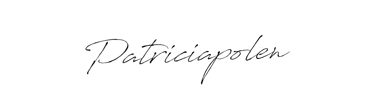 Patriciapolen stylish signature style. Best Handwritten Sign (Antro_Vectra) for my name. Handwritten Signature Collection Ideas for my name Patriciapolen. Patriciapolen signature style 6 images and pictures png