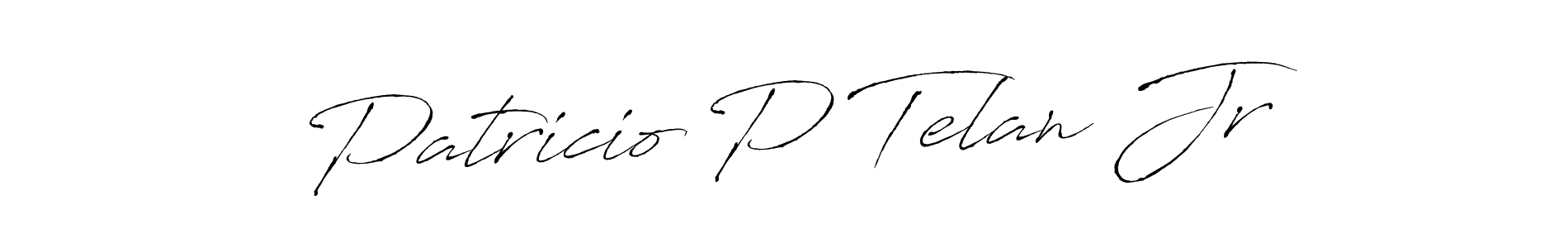 How to make Patricio P Telan Jr signature? Antro_Vectra is a professional autograph style. Create handwritten signature for Patricio P Telan Jr name. Patricio P Telan Jr signature style 6 images and pictures png
