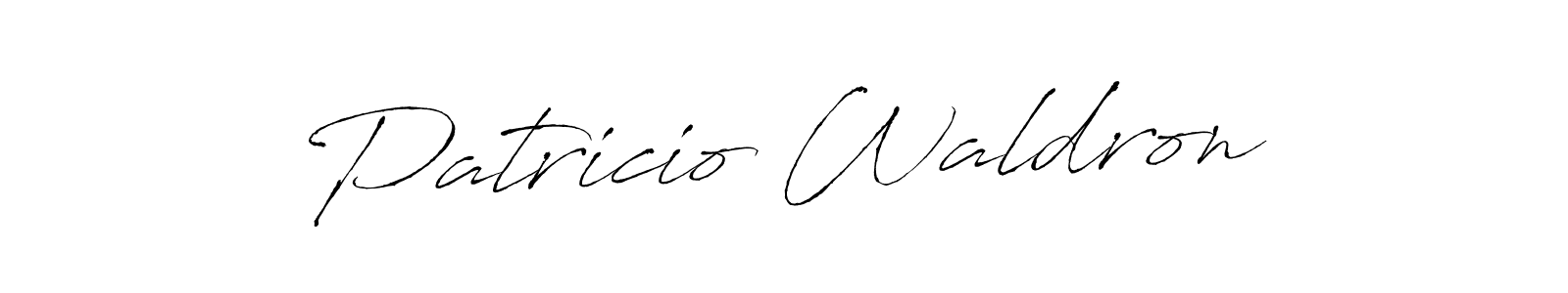 How to make Patricio Waldron signature? Antro_Vectra is a professional autograph style. Create handwritten signature for Patricio Waldron name. Patricio Waldron signature style 6 images and pictures png