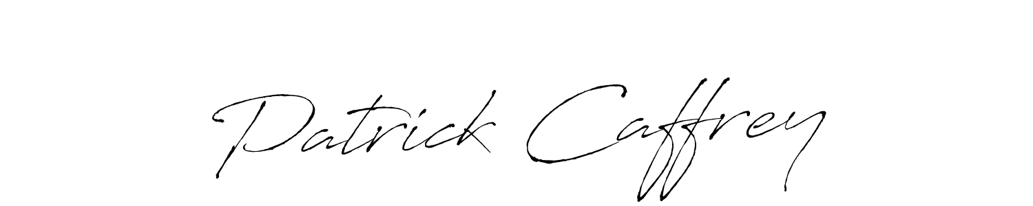 How to make Patrick Caffrey signature? Antro_Vectra is a professional autograph style. Create handwritten signature for Patrick Caffrey name. Patrick Caffrey signature style 6 images and pictures png