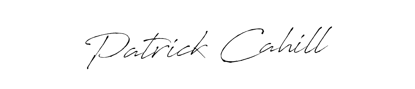 Also we have Patrick Cahill name is the best signature style. Create professional handwritten signature collection using Antro_Vectra autograph style. Patrick Cahill signature style 6 images and pictures png