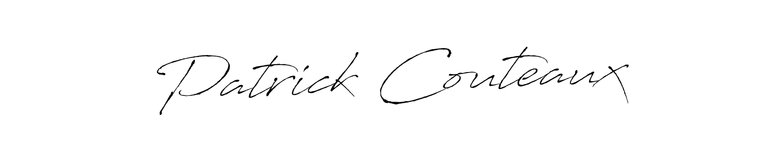 Also we have Patrick Couteaux name is the best signature style. Create professional handwritten signature collection using Antro_Vectra autograph style. Patrick Couteaux signature style 6 images and pictures png