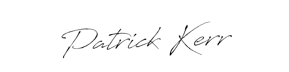 Design your own signature with our free online signature maker. With this signature software, you can create a handwritten (Antro_Vectra) signature for name Patrick Kerr. Patrick Kerr signature style 6 images and pictures png