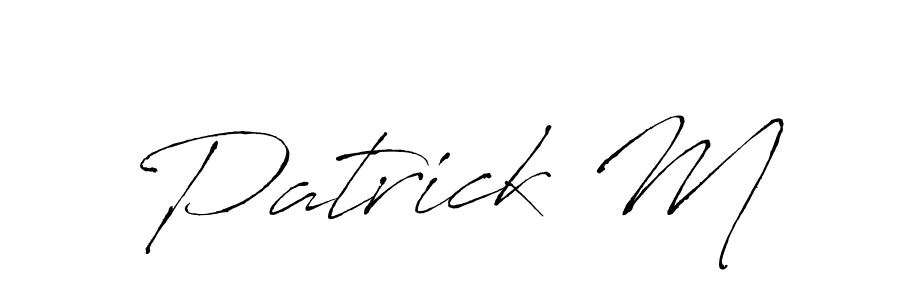 Antro_Vectra is a professional signature style that is perfect for those who want to add a touch of class to their signature. It is also a great choice for those who want to make their signature more unique. Get Patrick M name to fancy signature for free. Patrick M signature style 6 images and pictures png