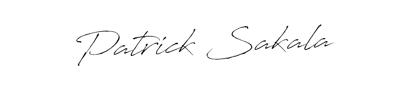 How to make Patrick Sakala signature? Antro_Vectra is a professional autograph style. Create handwritten signature for Patrick Sakala name. Patrick Sakala signature style 6 images and pictures png