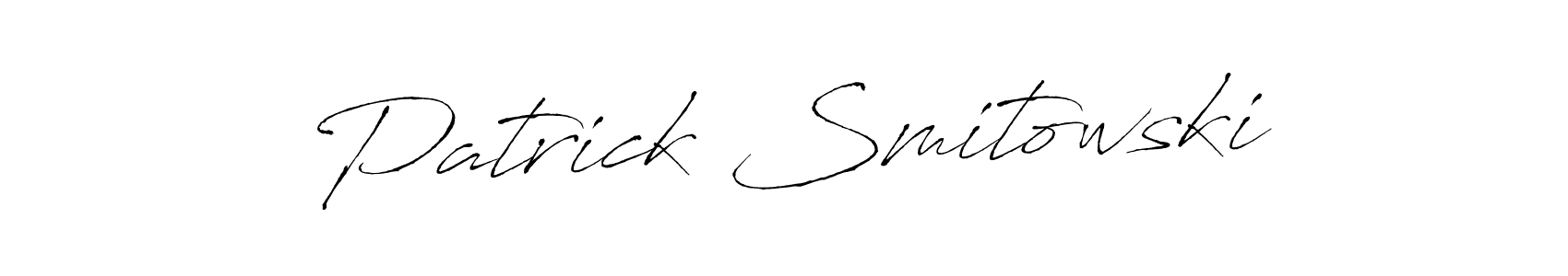 Once you've used our free online signature maker to create your best signature Antro_Vectra style, it's time to enjoy all of the benefits that Patrick Smitowski name signing documents. Patrick Smitowski signature style 6 images and pictures png