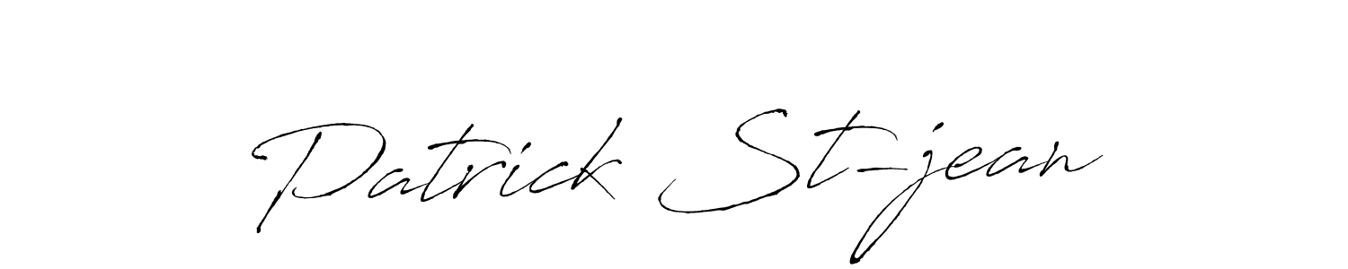 How to make Patrick St-jean signature? Antro_Vectra is a professional autograph style. Create handwritten signature for Patrick St-jean name. Patrick St-jean signature style 6 images and pictures png