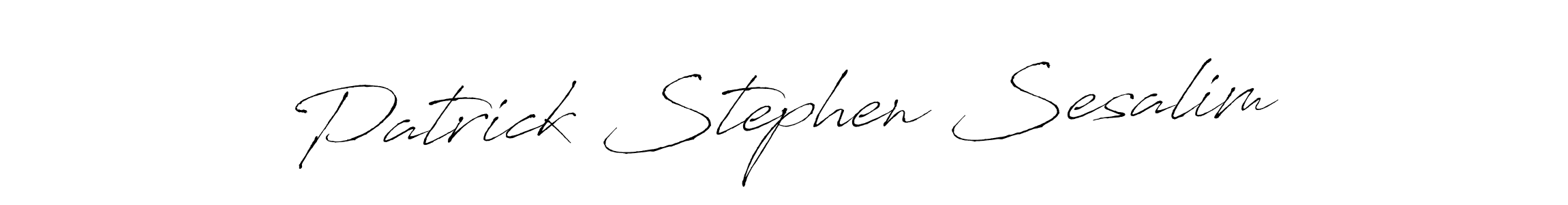 Create a beautiful signature design for name Patrick Stephen Sesalim. With this signature (Antro_Vectra) fonts, you can make a handwritten signature for free. Patrick Stephen Sesalim signature style 6 images and pictures png